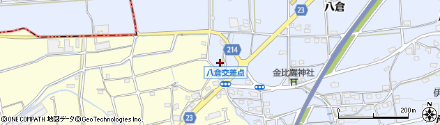 愛媛県伊予市八倉533周辺の地図