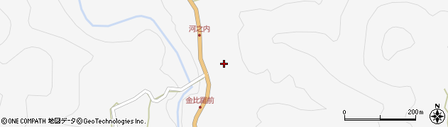 愛媛県東温市河之内4886周辺の地図