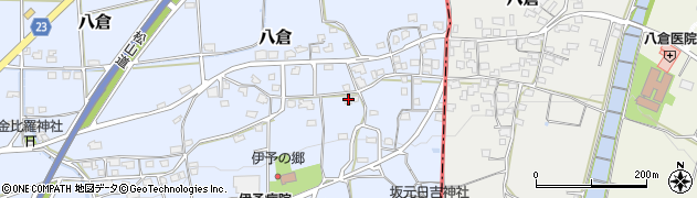 愛媛県伊予市八倉875周辺の地図