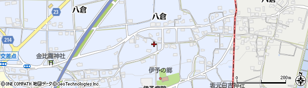 愛媛県伊予市八倉785周辺の地図