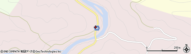 徳島県那賀町（那賀郡）深森（南川原）周辺の地図