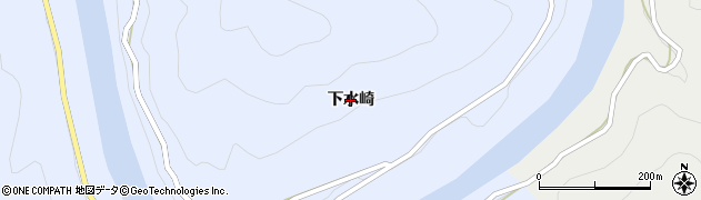 徳島県那賀町（那賀郡）水崎（下水崎）周辺の地図
