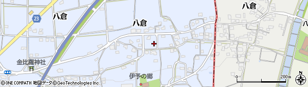 愛媛県伊予市八倉809周辺の地図