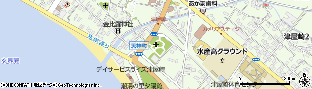 新浜山公園周辺の地図
