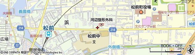 読売センター松前周辺の地図