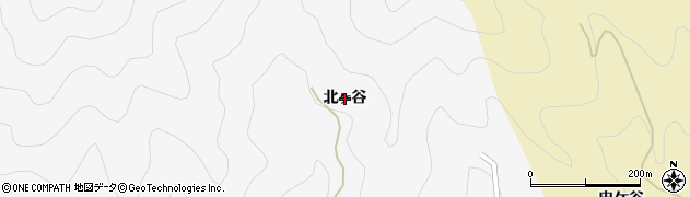 徳島県那賀町（那賀郡）成瀬（北ヶ谷）周辺の地図
