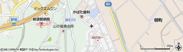 福岡県宗像市朝野31周辺の地図