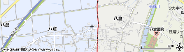 愛媛県伊予市八倉838周辺の地図