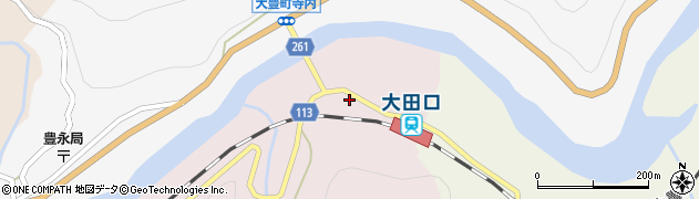 四国銀行大田口代理店周辺の地図