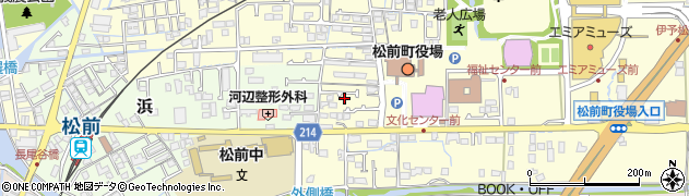愛媛県伊予郡松前町筒井615周辺の地図