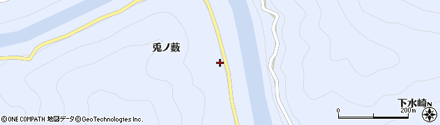徳島県那賀郡那賀町水崎兎ノ薮22周辺の地図