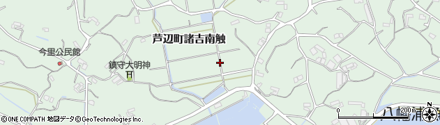 長崎県壱岐市芦辺町諸吉南触周辺の地図