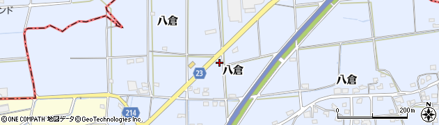 愛媛県伊予市八倉348周辺の地図