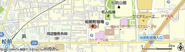 愛媛県松前町（伊予郡）周辺の地図