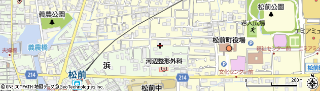 愛媛県伊予郡松前町筒井524周辺の地図