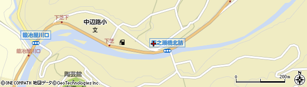 和歌山県田辺市中辺路町栗栖川126周辺の地図