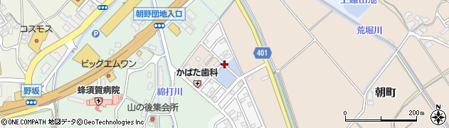 福岡県宗像市朝野13周辺の地図
