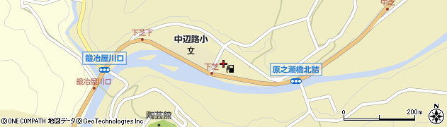 和歌山県田辺市中辺路町栗栖川76周辺の地図
