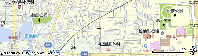 愛媛県伊予郡松前町筒井554周辺の地図