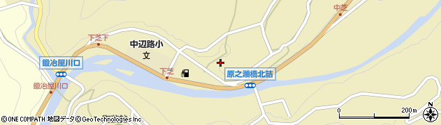 和歌山県田辺市中辺路町栗栖川254周辺の地図