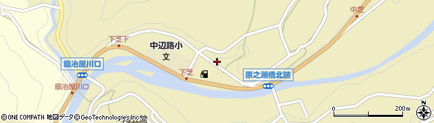 和歌山県田辺市中辺路町栗栖川100周辺の地図
