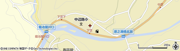 和歌山県田辺市中辺路町栗栖川78周辺の地図