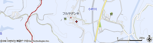 和歌山県田辺市中芳養2834周辺の地図