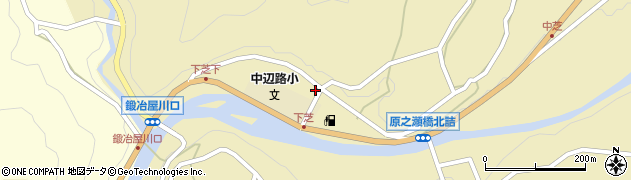 和歌山県田辺市中辺路町栗栖川85周辺の地図