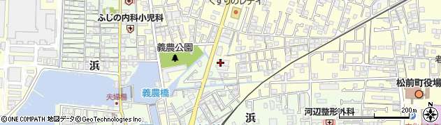 愛媛県伊予郡松前町筒井538周辺の地図
