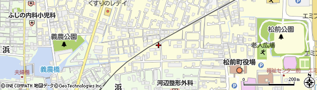 愛媛県伊予郡松前町筒井526周辺の地図
