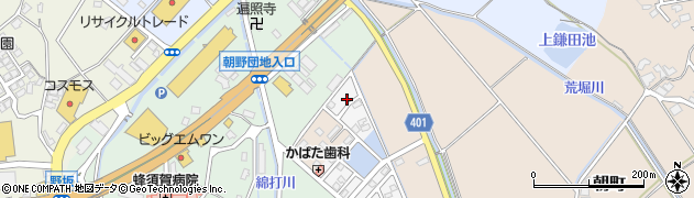 福岡県宗像市朝野6周辺の地図