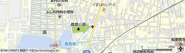 愛媛県伊予郡松前町筒井376周辺の地図