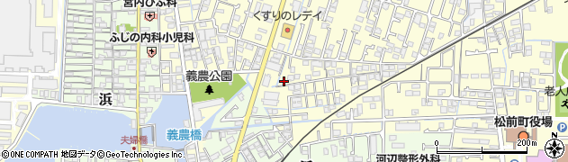愛媛県伊予郡松前町筒井357周辺の地図