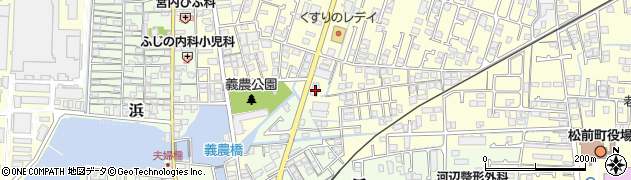 愛媛県伊予郡松前町筒井356周辺の地図