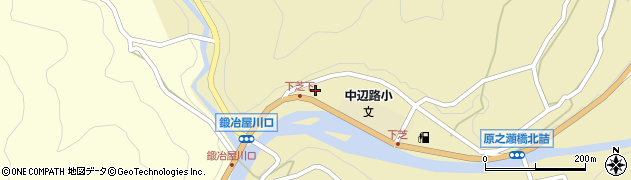 和歌山県田辺市中辺路町栗栖川30周辺の地図
