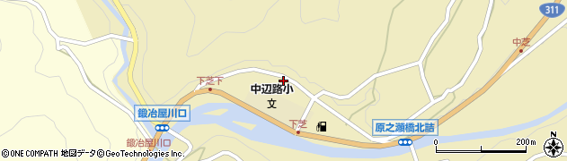 和歌山県田辺市中辺路町栗栖川46周辺の地図