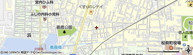 愛媛県伊予郡松前町筒井358周辺の地図