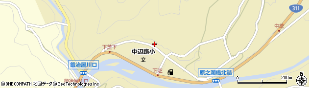 和歌山県田辺市中辺路町栗栖川87周辺の地図