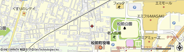 愛媛県伊予郡松前町筒井601周辺の地図