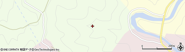 徳島県那賀町（那賀郡）大戸（久米カジ）周辺の地図