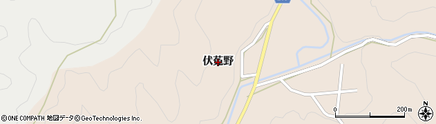 和歌山県田辺市伏菟野周辺の地図
