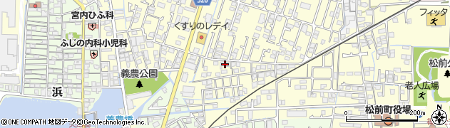 愛媛県伊予郡松前町筒井466周辺の地図