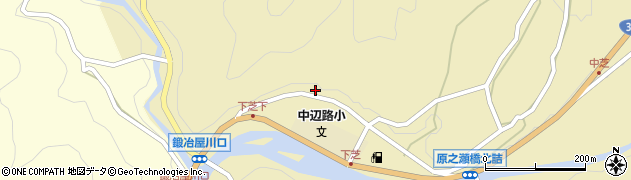 和歌山県田辺市中辺路町栗栖川45周辺の地図