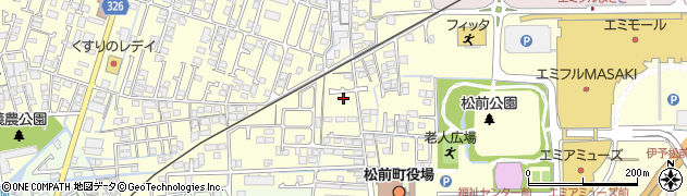 愛媛県伊予郡松前町筒井597-14周辺の地図