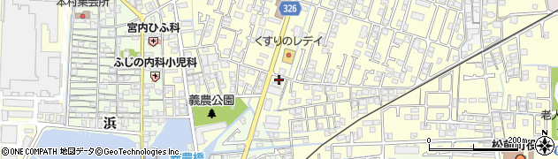 愛媛県伊予郡松前町筒井351周辺の地図