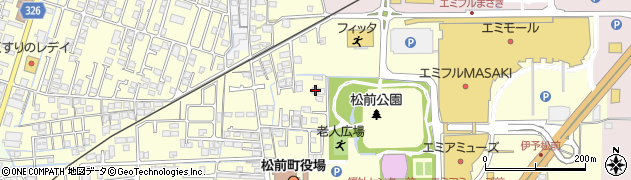 愛媛県伊予郡松前町筒井662周辺の地図