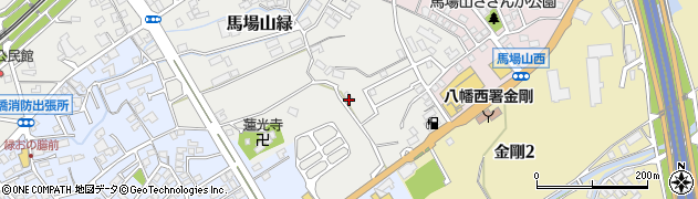 福岡県北九州市八幡西区馬場山緑13-6周辺の地図