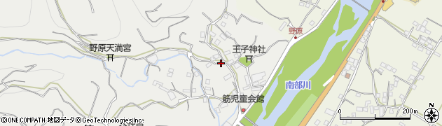 和歌山県みなべ町（日高郡）筋周辺の地図