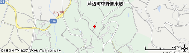 長崎県壱岐市芦辺町中野郷東触周辺の地図