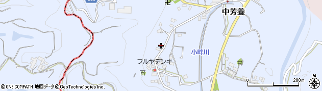 和歌山県田辺市中芳養2853周辺の地図